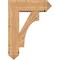 Ekena Millwork Westlake Arts and Crafts Smooth Bracket w/ Offset Brace, Western Red Cedar, 7 1/2"W x 22"D x 30"H BKT0806X22X30WTL03SWR - alternate 2